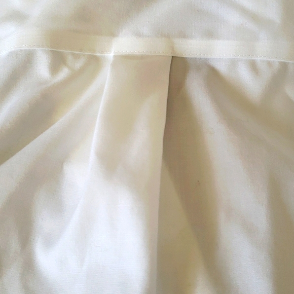 Talbots Blouse Shirt White Long Sleeve Pullover Stretch Women's Size 8 - Picture 11 of 12
